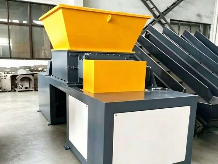 1000kg/h single double shaft film shredder machine for plastic film recycling